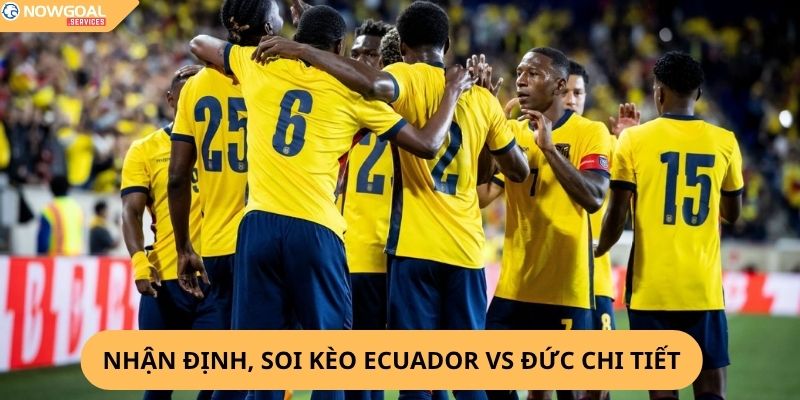 nhận định, soi kèo Ecuador vs Đức